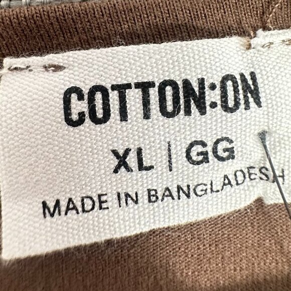 NEW! Cotton: On Crop Top Lara‎ Keyhole Long sleeve Brown XL Stretch - Picture 3 of 13